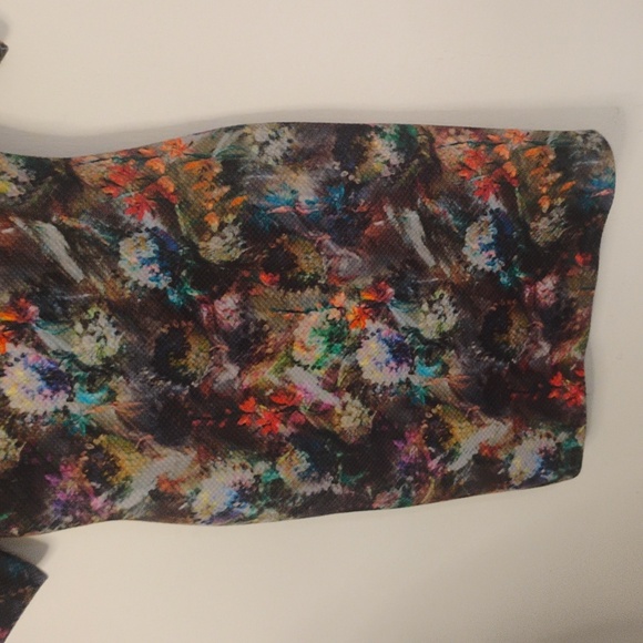 Margaret O'Leary Multicolor Floral Midi Dress Women's Large - Picture 6 of 6